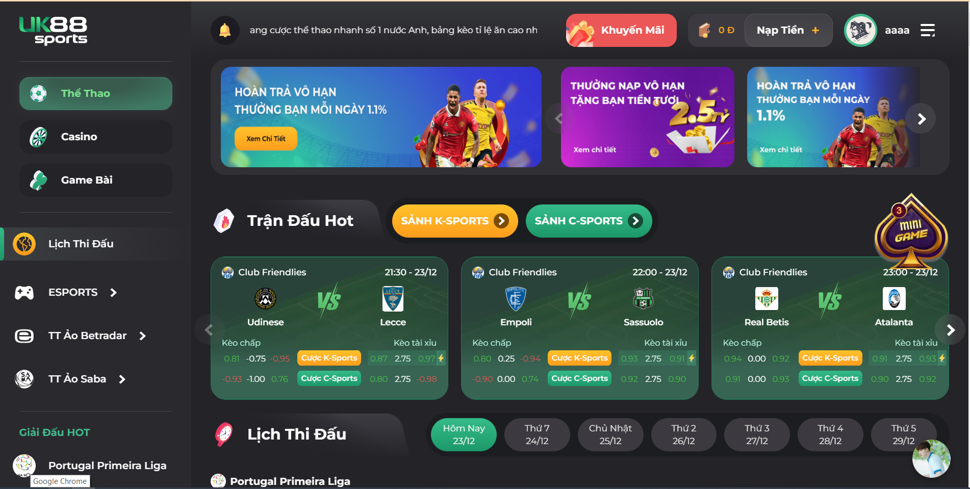 Các bước để chơi game Mini Poker Nổ Hũ tại UK88