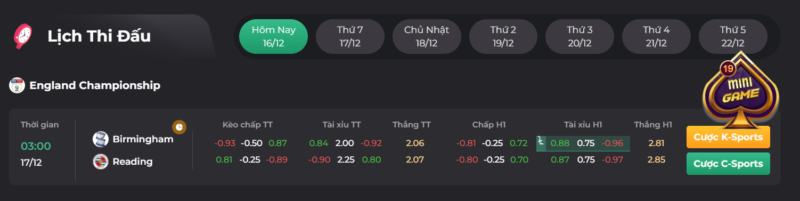 Kèo cá cược uy tín tại UK88 bet