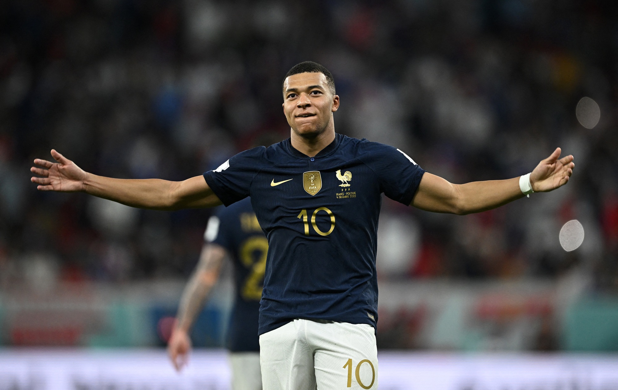 Hình ảnh về Kylian Mbappé khi Pháp vô địch World Cup năm 2018
