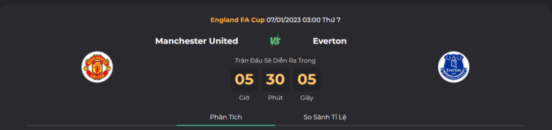 Kèo Mu và Everton trên nhà cái UK88