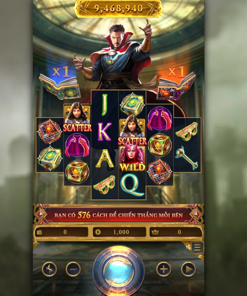 Cách chơi game nổ hũ Doctor Strange tại UK88
