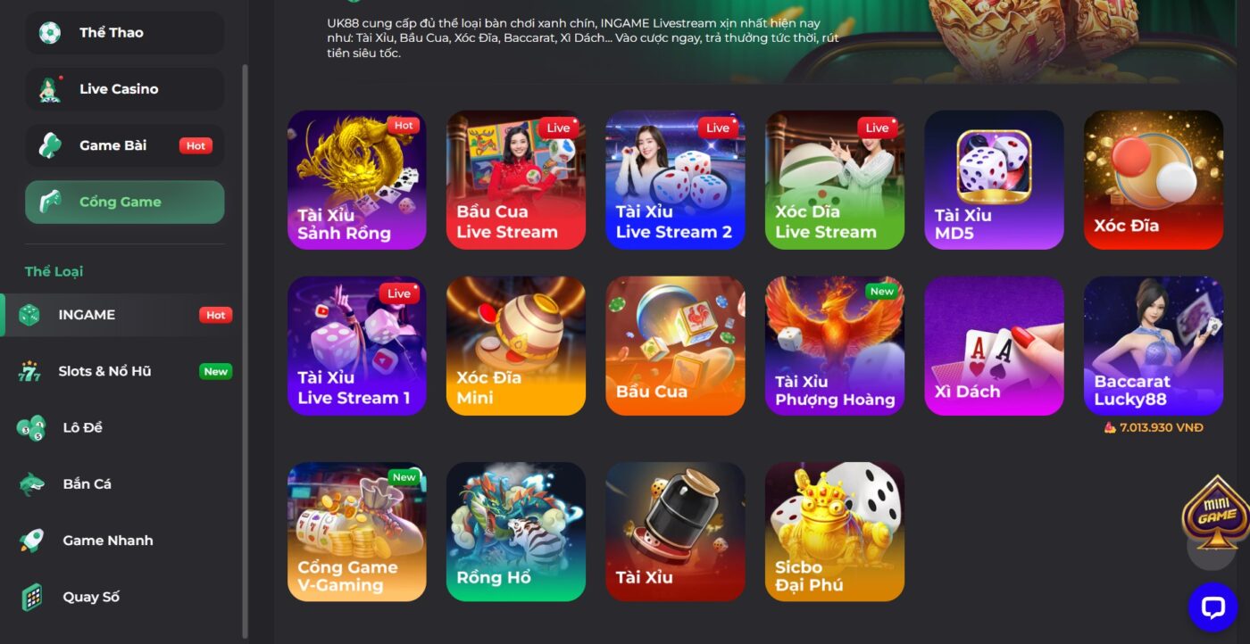 Những ưu điểm đáng tự hào của Tài xỉu livestream của link vao UK88 